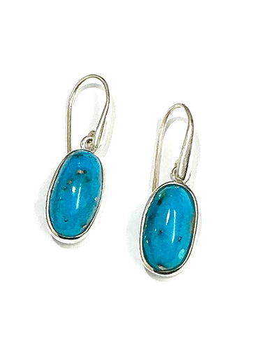 Turquoise Sterling Silver Drop Earrings