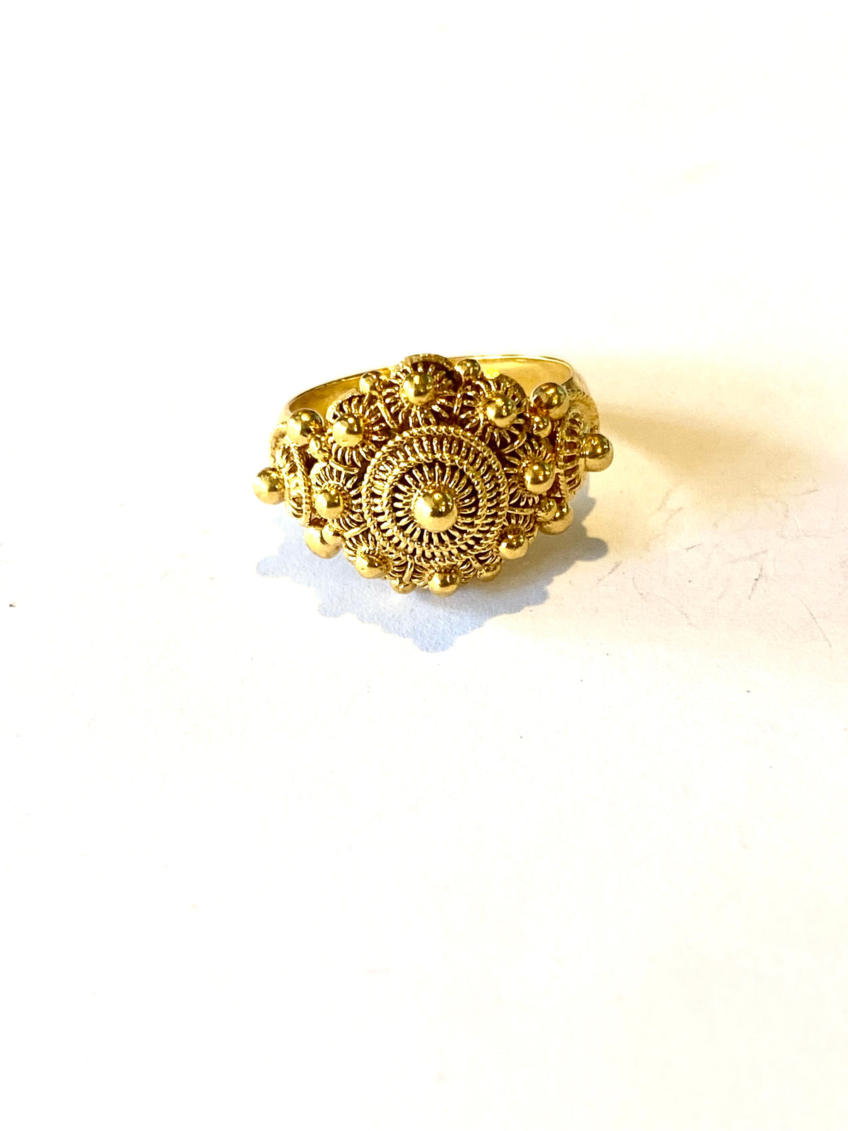 Sterling Silver Gold Plate Filigree Set