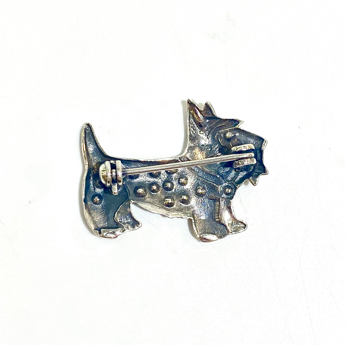 Sterling Silver Scottish Terrier Brooch
