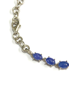 Tanzanite Sterling Silver Bracelet