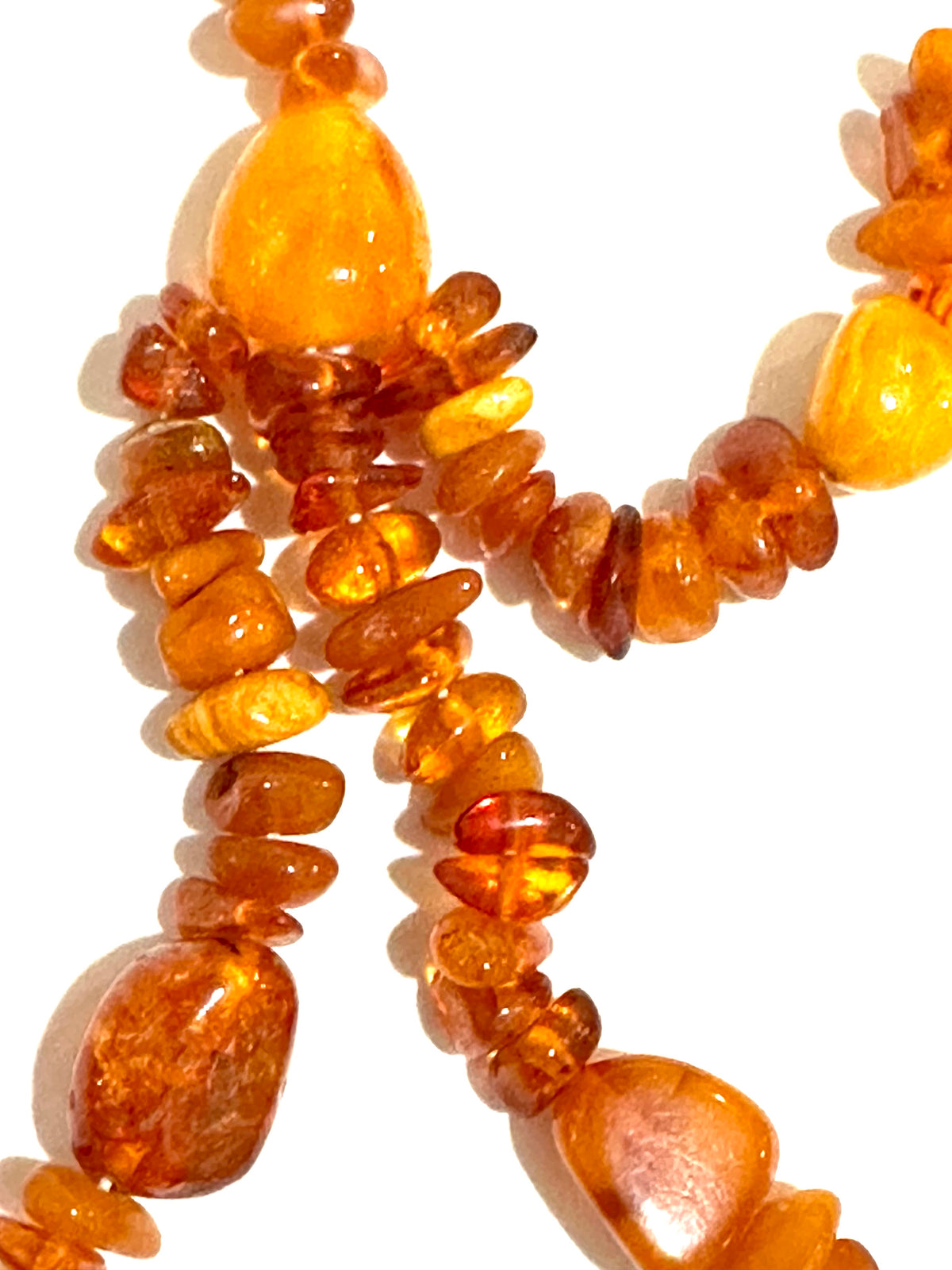 Baltic Amber Triple-Strand Graduated Necklace