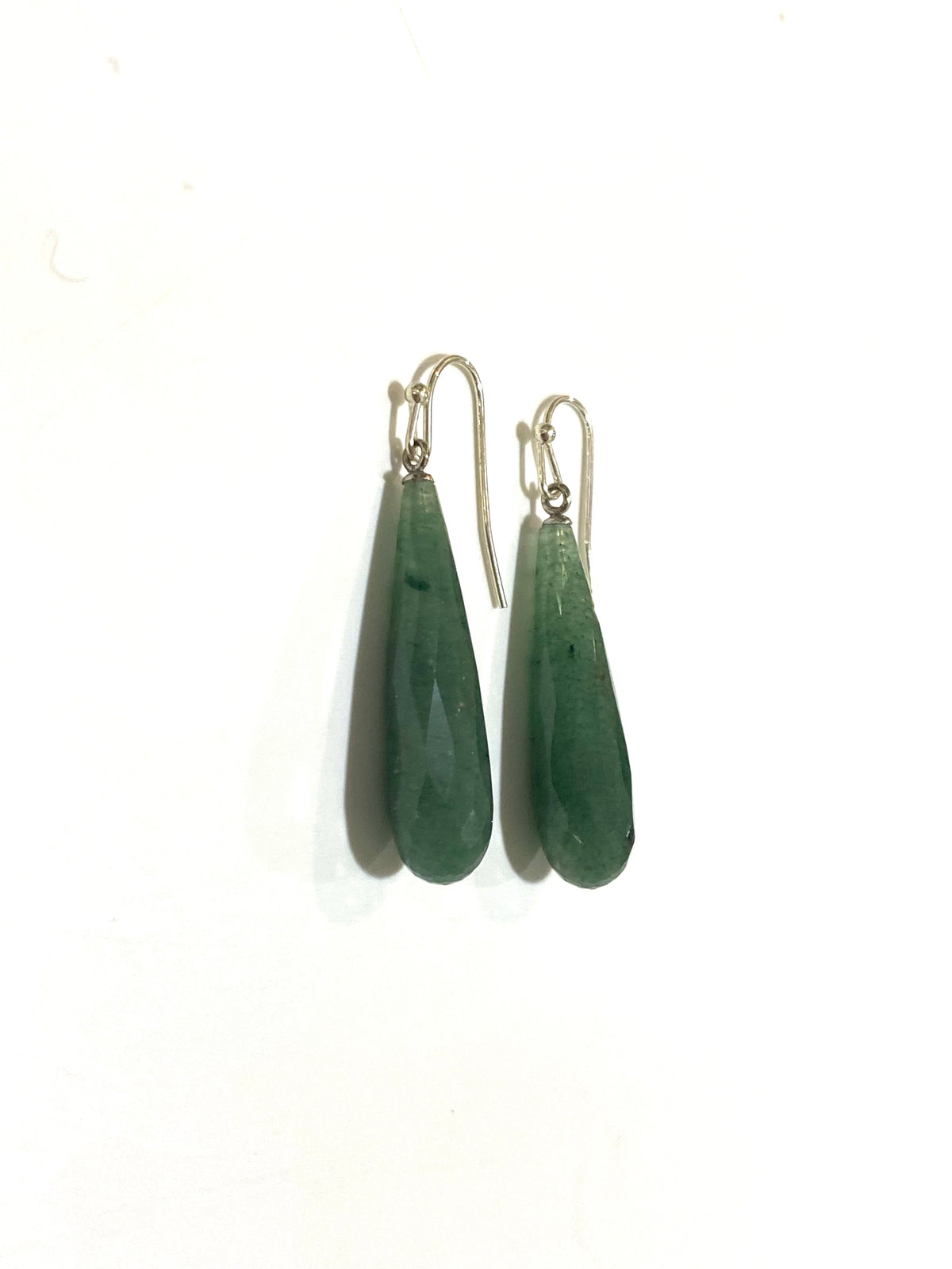 Sterling Silver Aventurine Earrings
