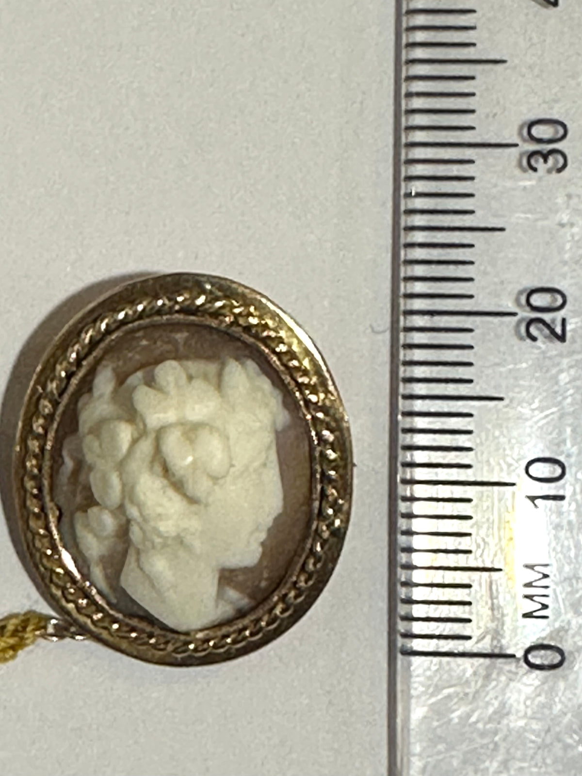 Antique 9ct Rose Gold Conch Shell Cameo