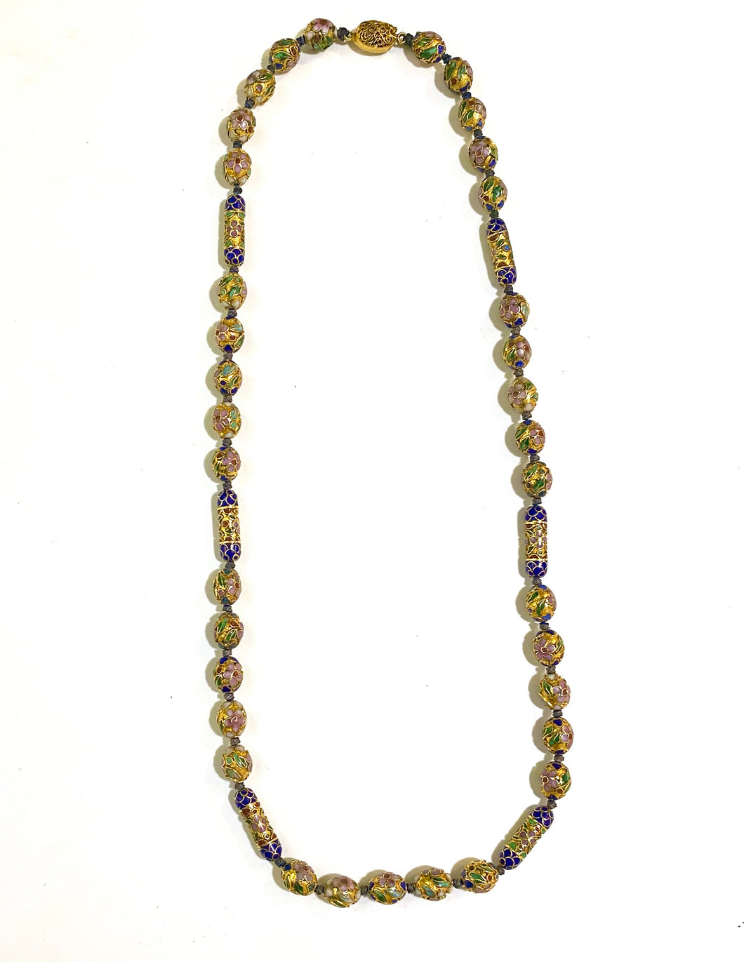 Enamel Beaded Necklace