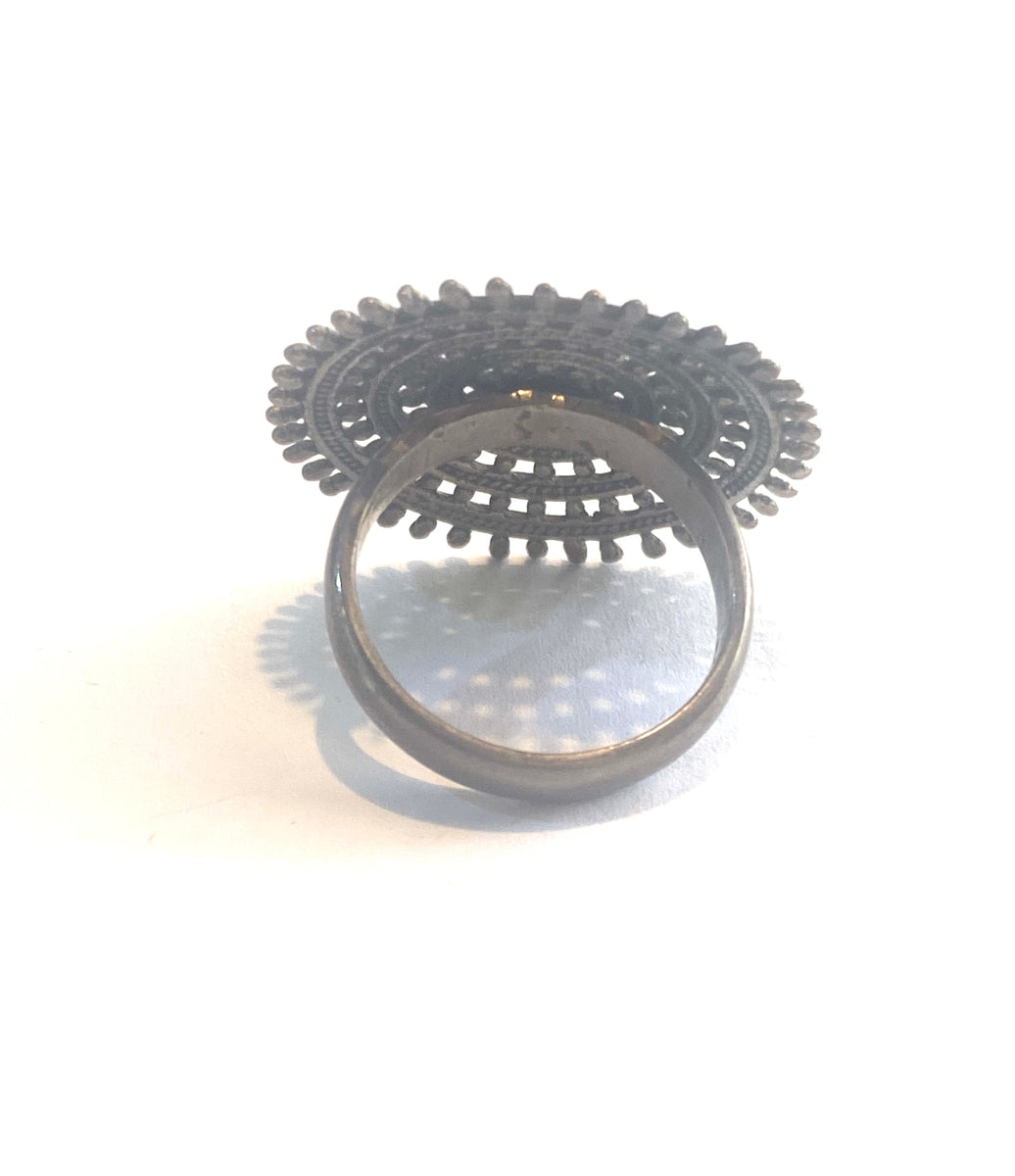 Sterling Silver Wheel Ring – Tresors Sydney