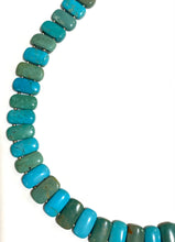 Turquoise Baguette Cabochon Necklace