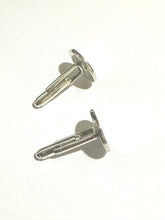 Plain Silver Circle Cufflinks