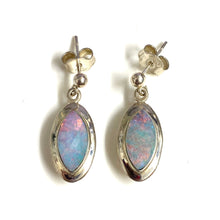 Sterling Silver Andamooka Opal Earrings