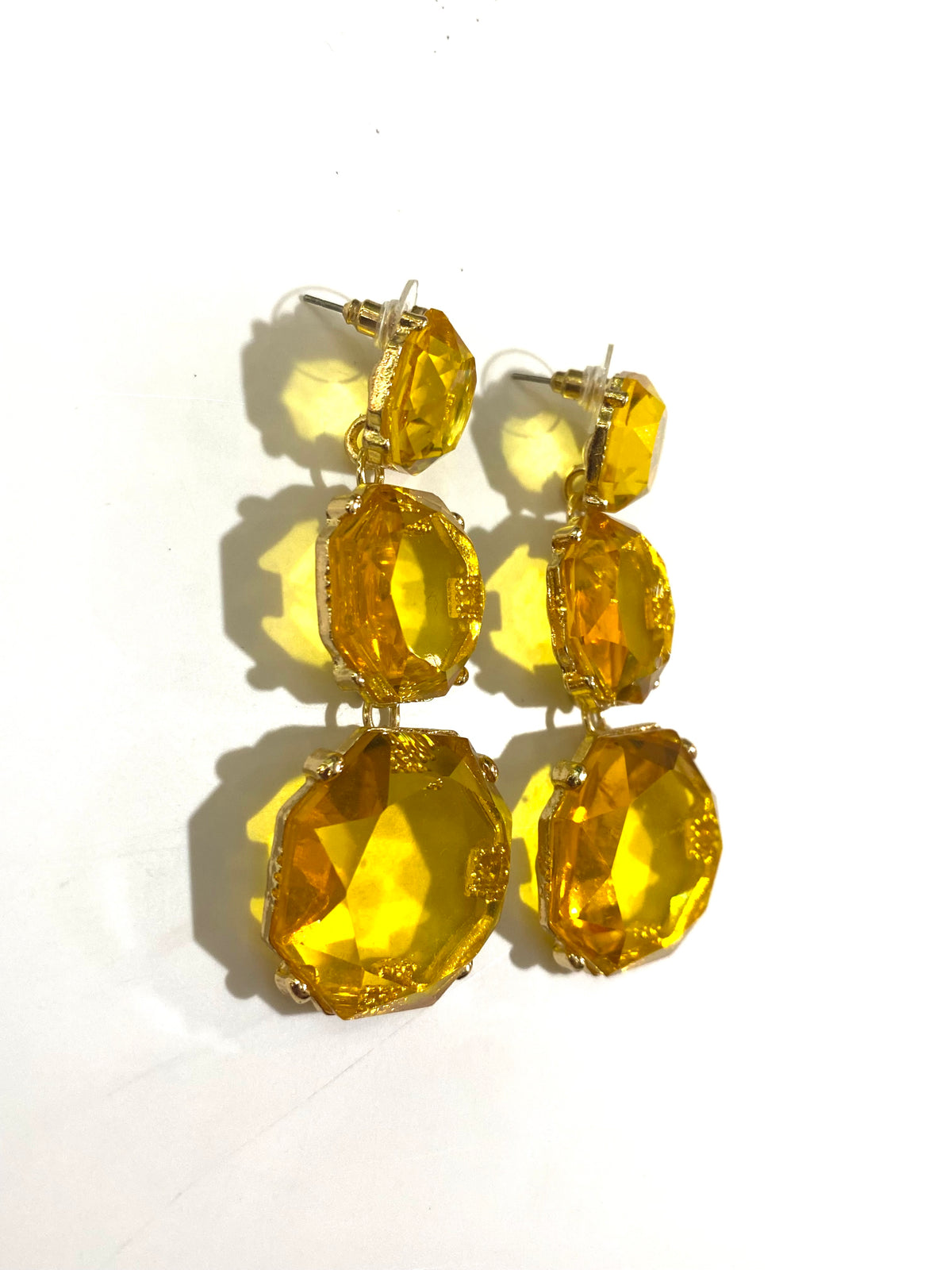 Yellow Costume Earring