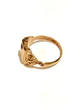 9ct Yellow Gold Ruby Signet Ring