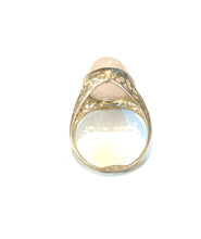 Sterling Silver Cabochon Rose Quartz Ring