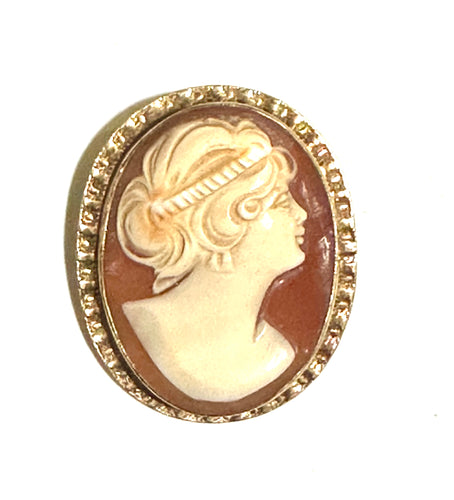 9ct Gold Cameo Brooch or Pendant