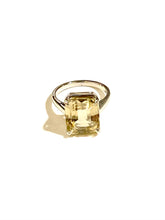 9ct White Gold Citrine Ring