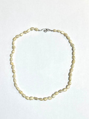 Natural Rice Pearl Necklace