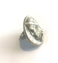 Rust & Bone Roman Coin Ring