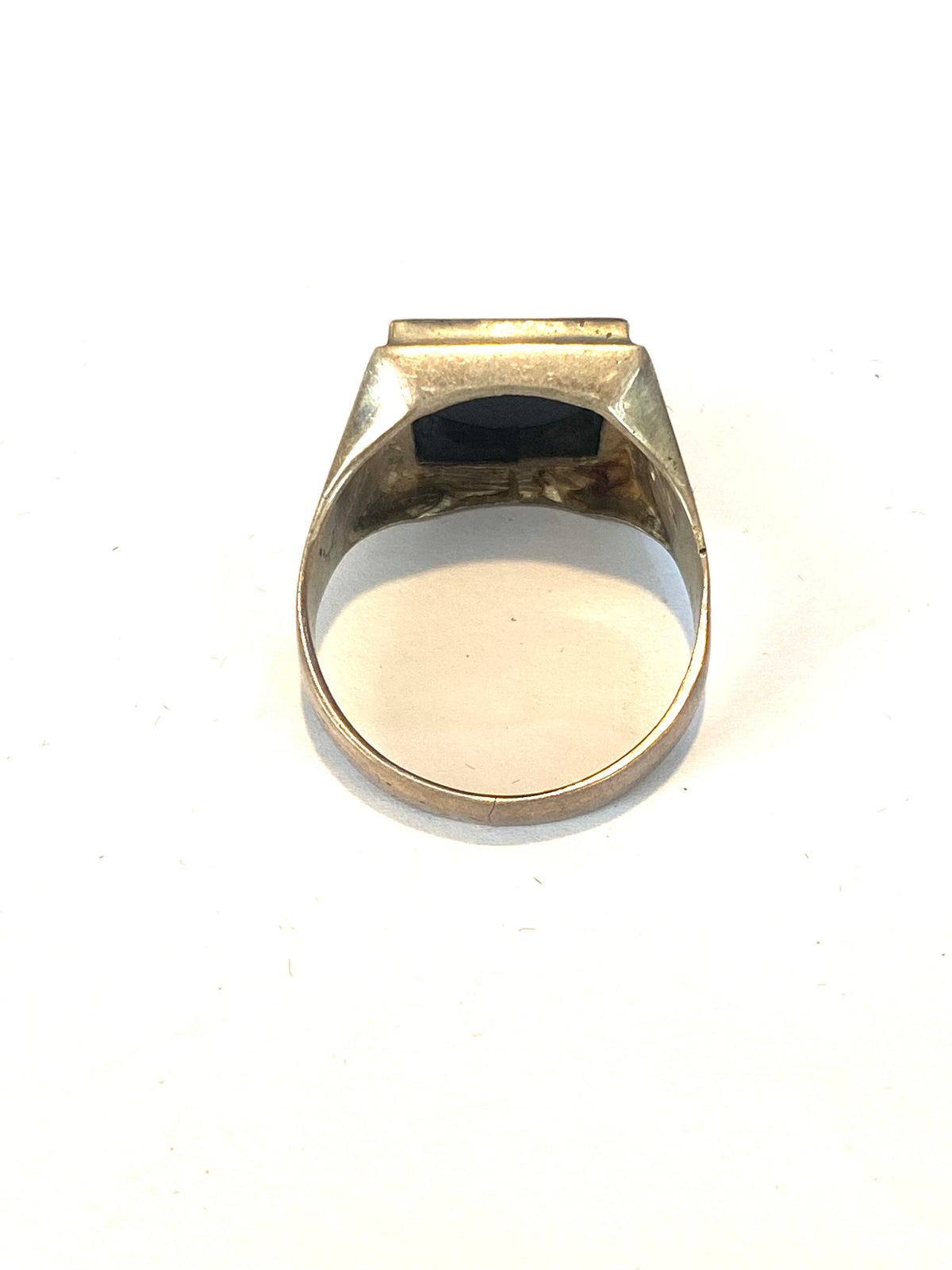 Sterling Silver Square Black Onyx Ring