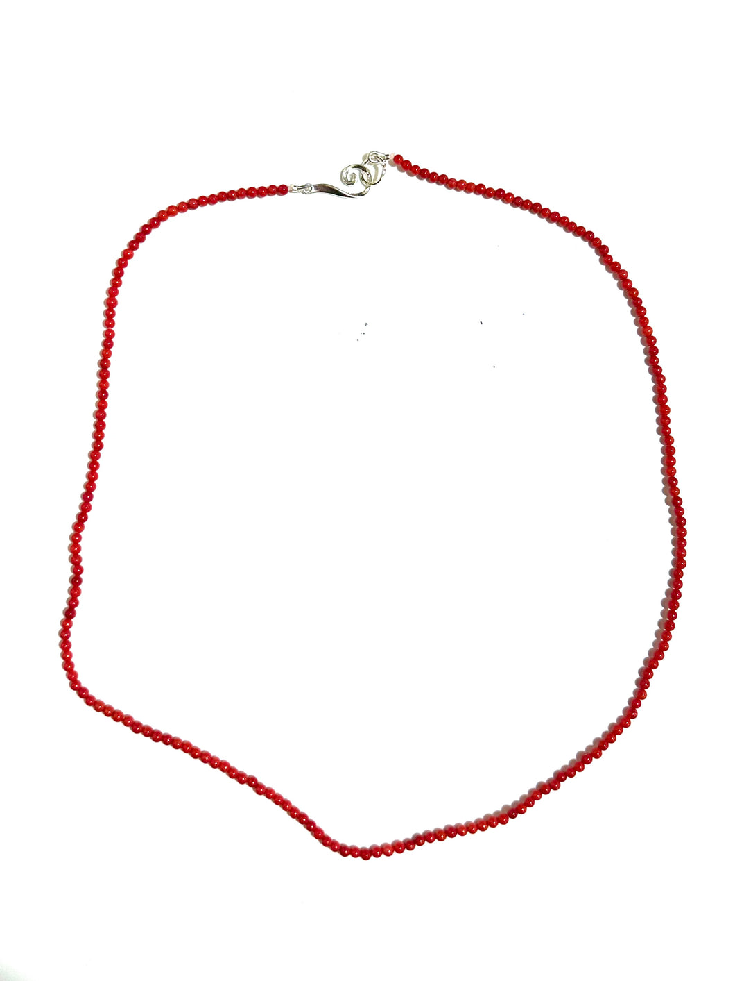 Delicate Coral Beaded Necklace