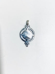 Sterling Silver Compass Pendant
