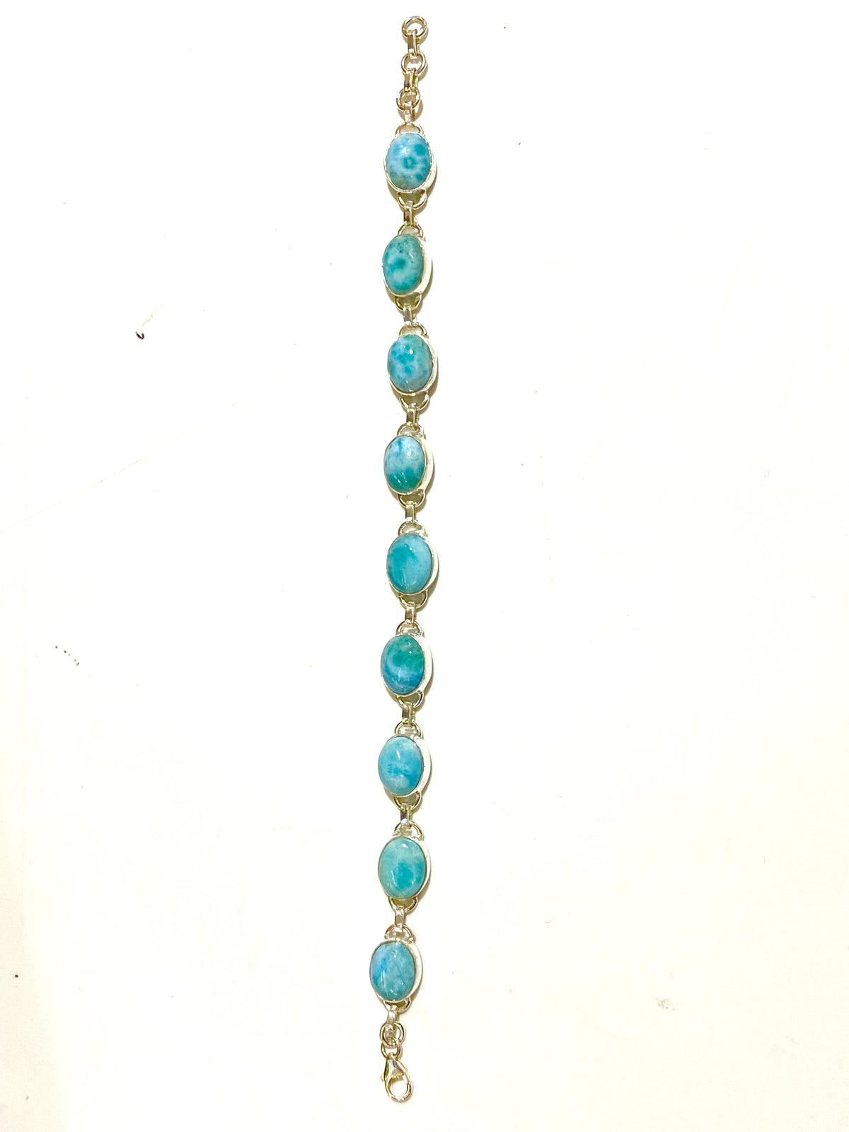 Larimar Sterling Silver Bracelet
