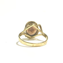 9ct Yellow Gold Solid Opal Ring