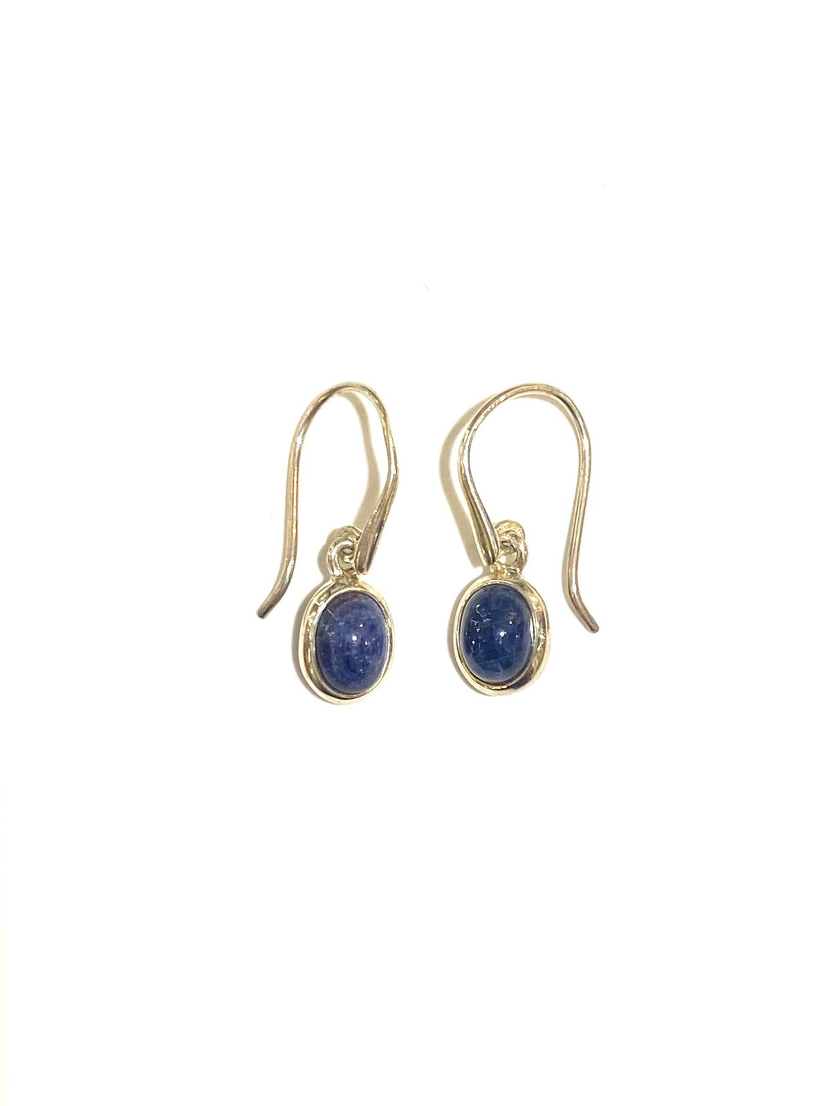 Sterling Silver Sapphire Drop Earrings