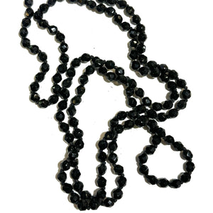French Jet Beaded Necklace
