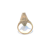 9ct Gold Mother of Pearl and Diamond Ring