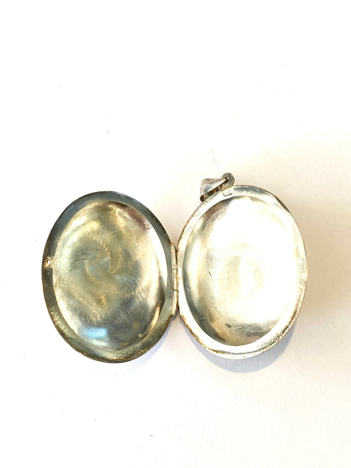 Sterling Silver Large Round Locket