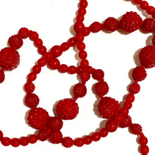 Vintage Red Neiber Beaded Necklace