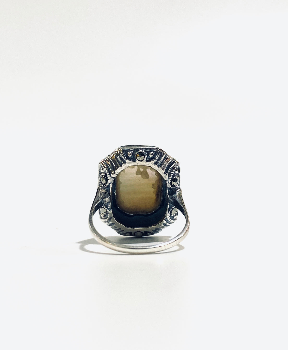 Sterling Silver Mother of Pearl Ring