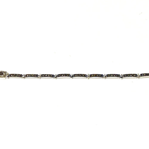 Fine Marcasite Sterling Silver Bracelet