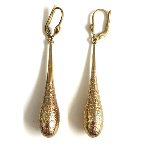 9ct Gold Torpedo Earrings