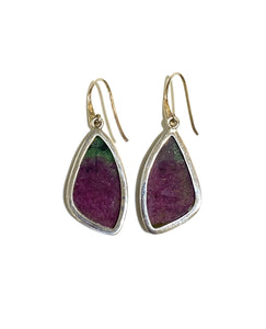 Sterling Silver Zoisite Earrings