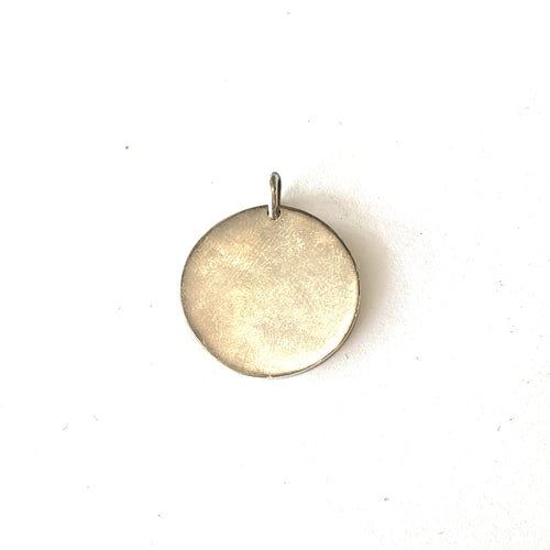 Sterling Silver Round Pendant