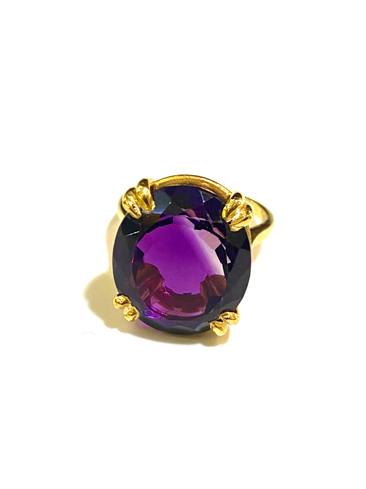 9ct Yellow Gold Brazilian Ametrine Ring