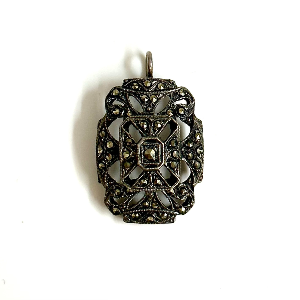 Sterling Silver Marcasite Pendant