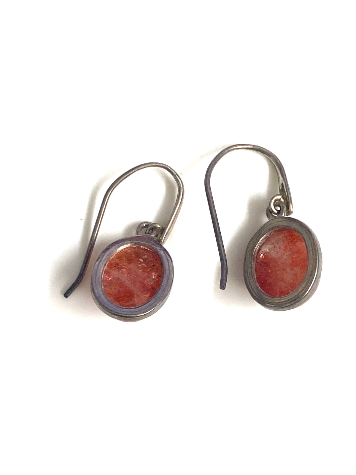 Sterling Silver Sunstone Earrings