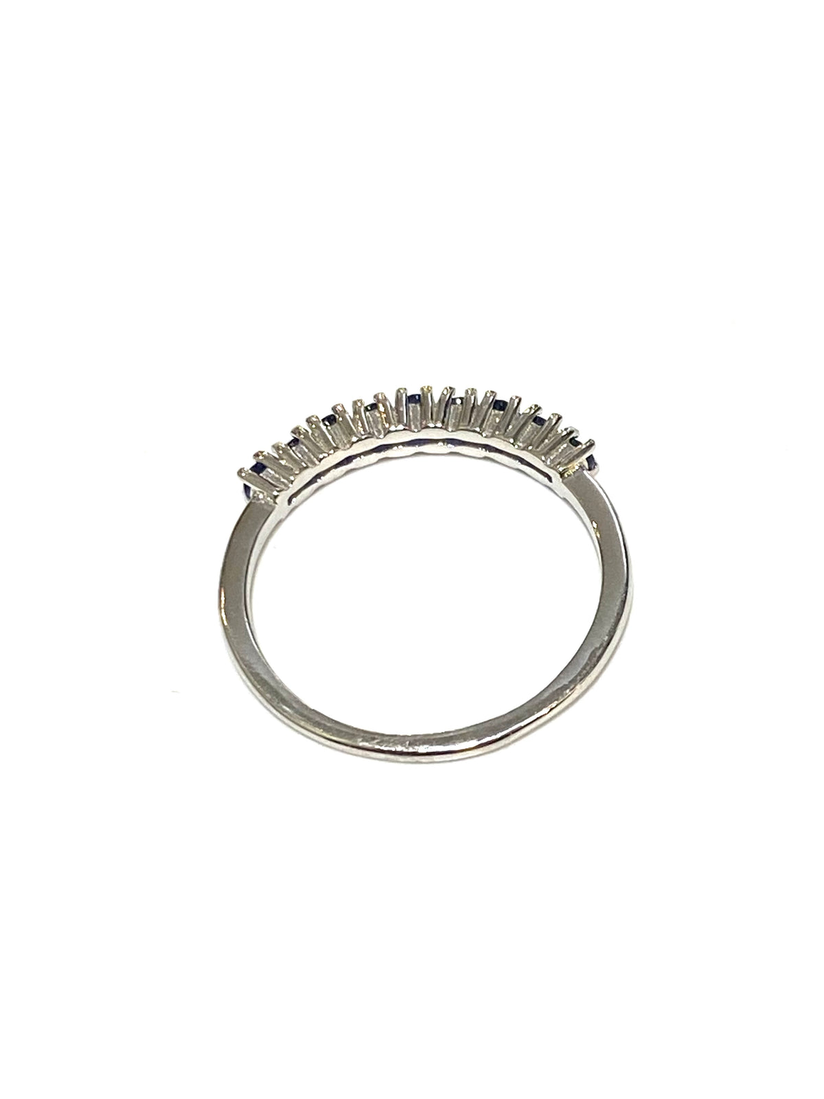 Blue Sapphire Sterling Silver Ring