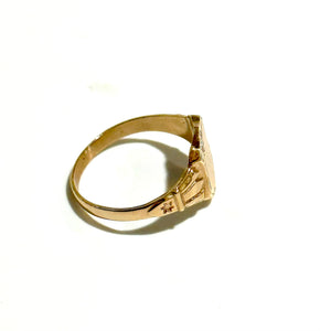 9ct Yellow Gold Signet Ring