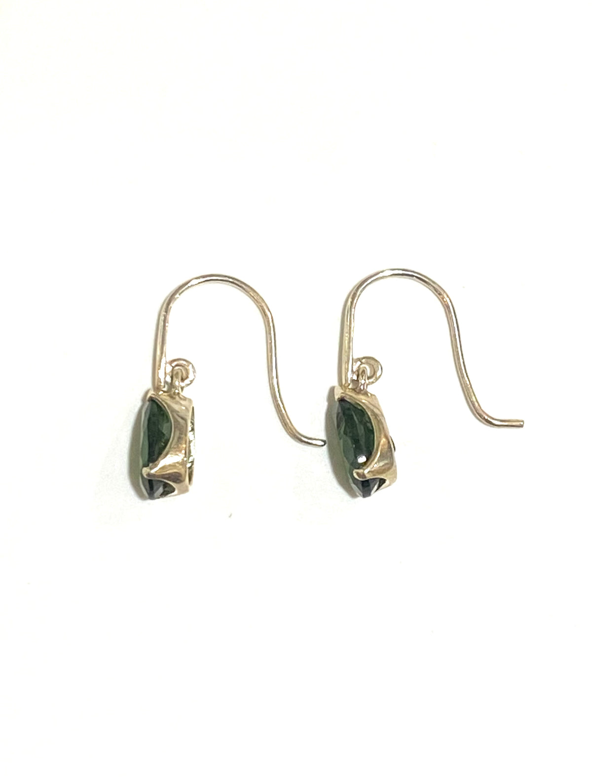 Sterling Silver Chrome Diopside Earrings