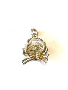 Sterling Silver Smaller Crab Pendant