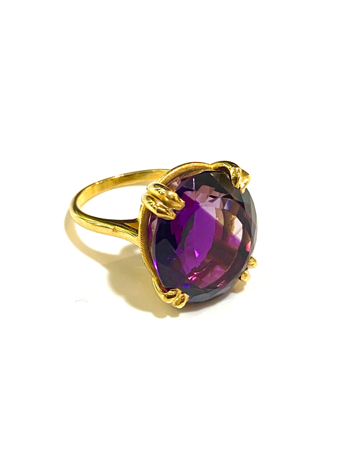 9ct Yellow Gold Brazilian Ametrine Ring