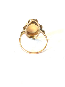 Antique 9ct Gold Dorothy Wager Opal Ring
