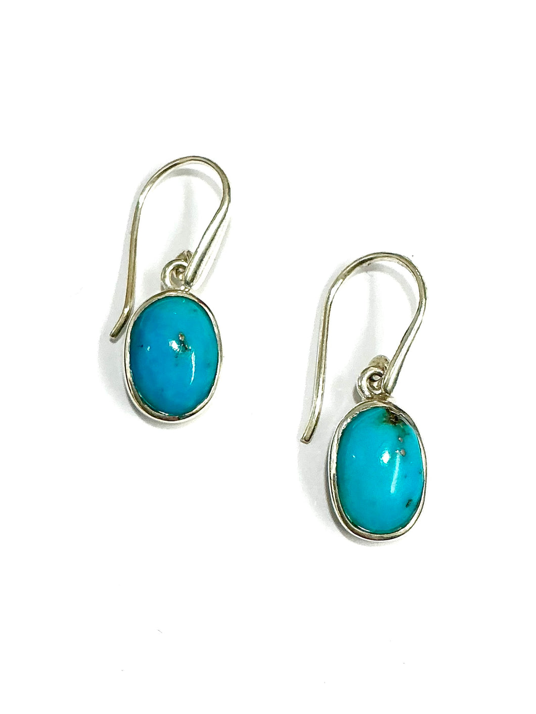 Turquoise Sterling Silver Drop Earrings