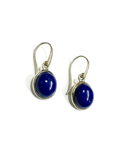 Lapis Lazuli Sterling Silver Drop Earrings