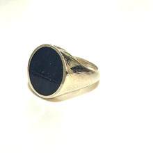 Sterling Silver Black Onyx Men's Signet Ring