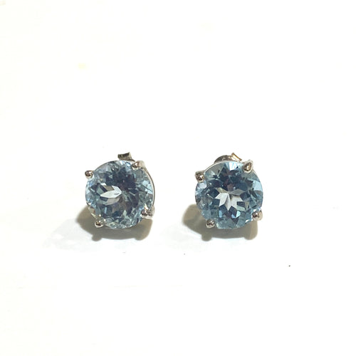 9ct Gold Topaz Stud Earrings