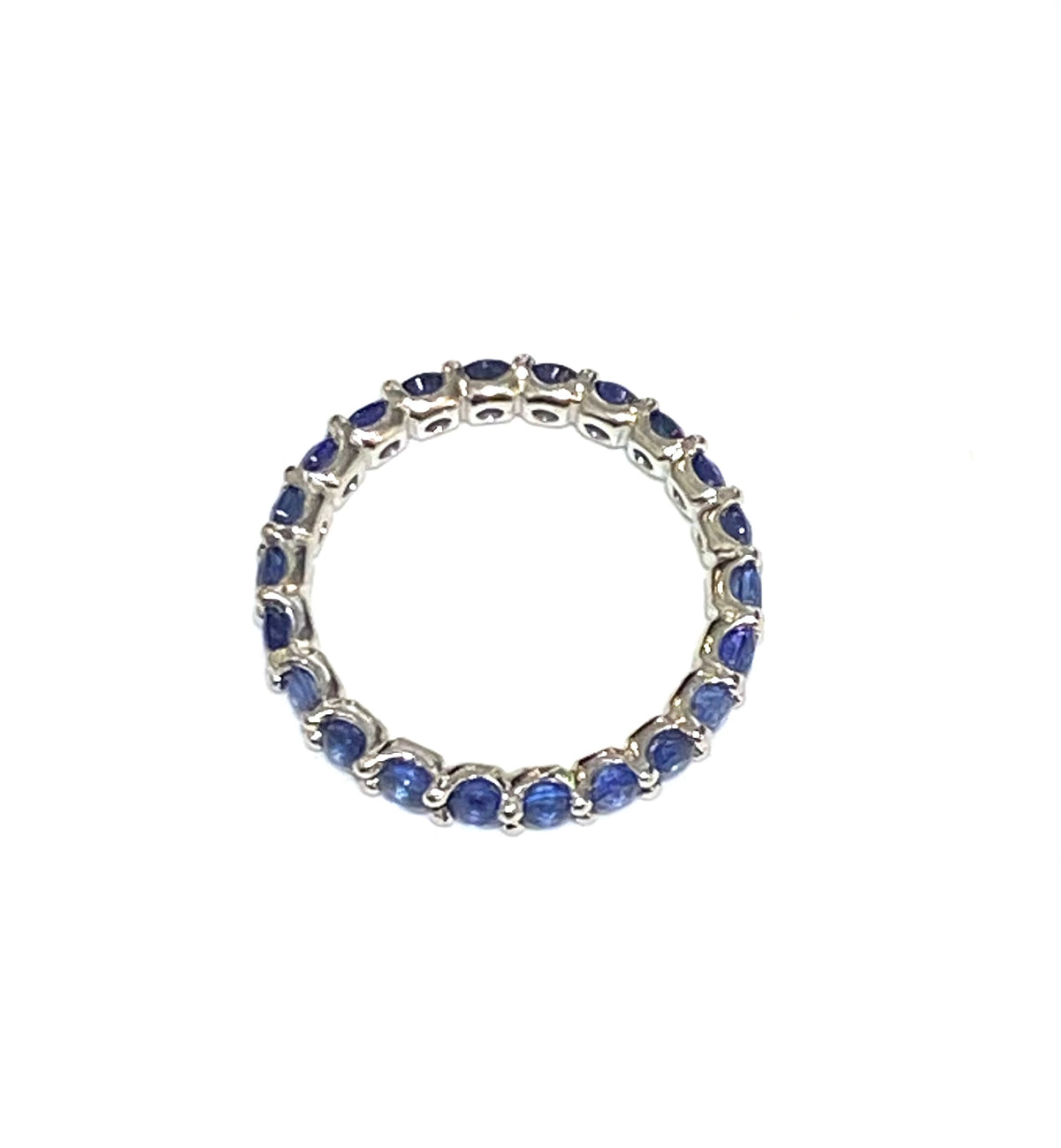Sterling Silver Blue Sapphire Ring