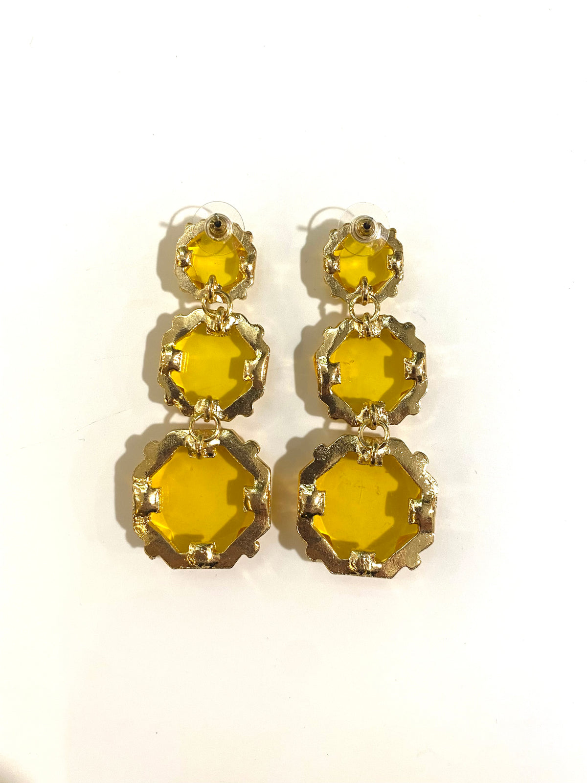Yellow Costume Earring