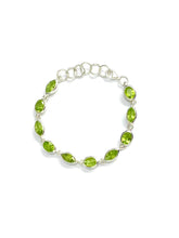 Peridot Sterling Silver Bracelet